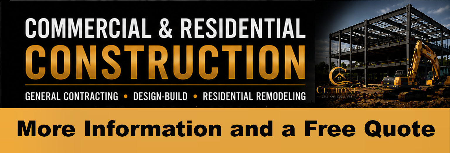 Commercial & Residential Construction. More Information and a Free Quote